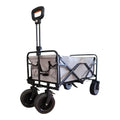 Elektrischer Bollerwagen BOLLERO mit Elektroantrieb & Akku – bis 100 kg Traglast grau