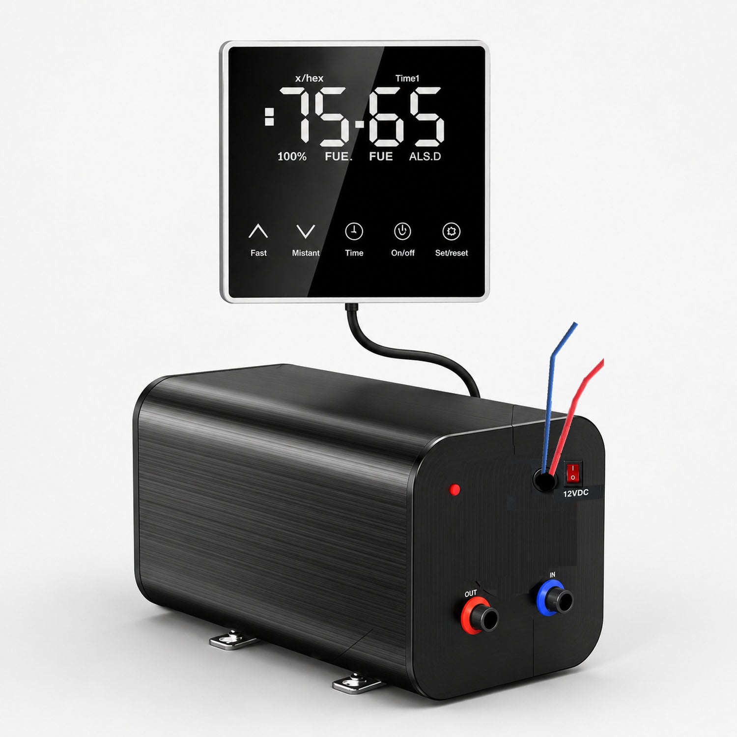 SWISS OUTDOOR S.O. 12V 230V HYBRID Camper Warmwasserboiler 6 Liter 300W Wohnwagen Boiler mit Bedienelement