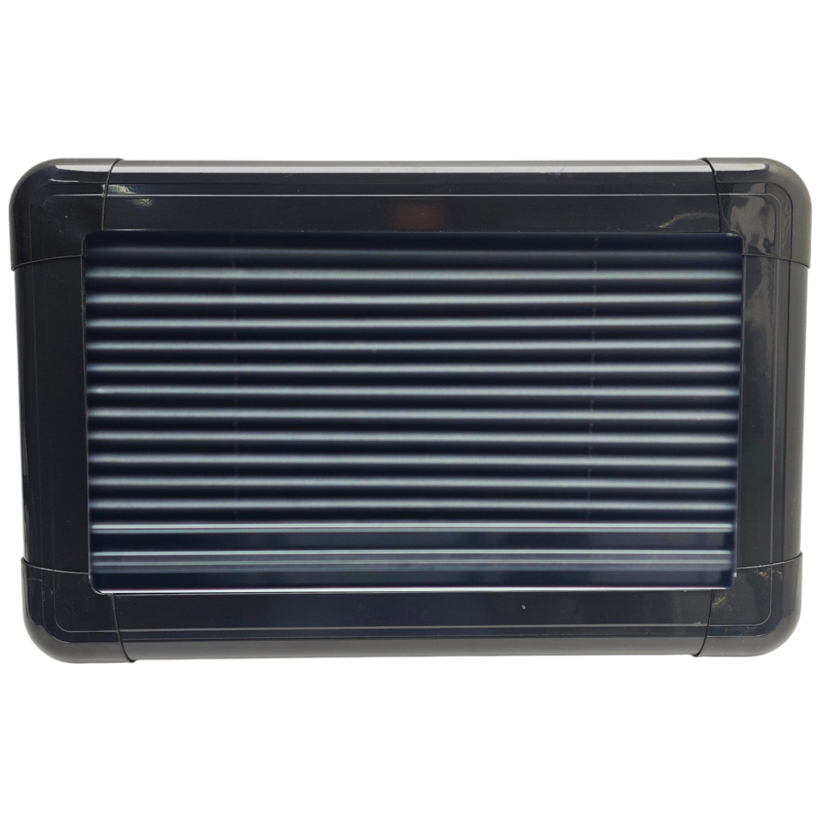 SWISS OUTDOOR S.O. Ausstellfenster Doppel Acryl 500x400 Eckig Innenrahmen schwarz