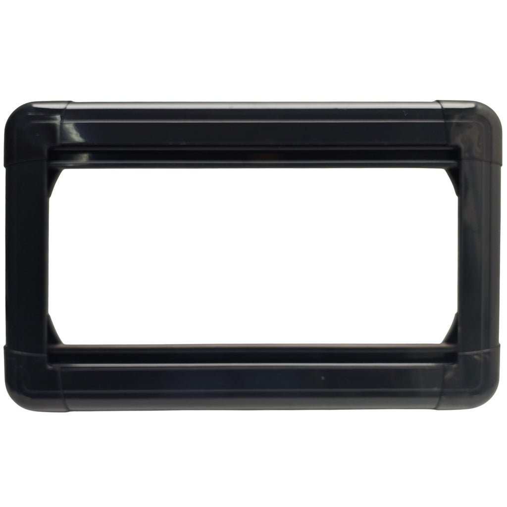 SWISS OUTDOOR S.O. Ausstellfenster Echtglas 900x500 Rund Innenrahmen schwarz