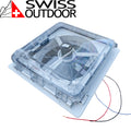 SWISS OUTDOOR S.O. Camper Dachlüfter 400x400 Vollelektrisch mit LED