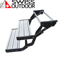 SWISS OUTDOOR S.O. Camper Trittstufe 2-fach Aluminium Universell 600x210 2 Stufen