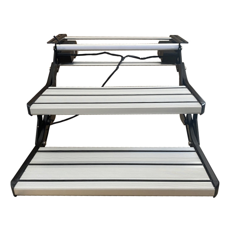 SWISS OUTDOOR S.O. Camper Trittstufe 2-fach ELEKTRISCH Aluminium Universell 600x210 2 Stufen
