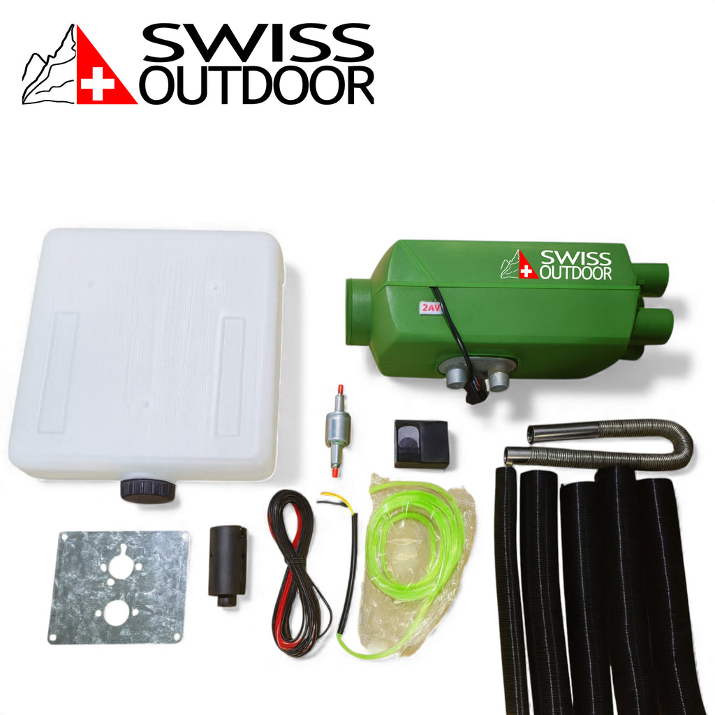 SWISS OUTDOOR S.O. QUAD Diesel Standheizung Dieselheizung 5KW mit LCD Display