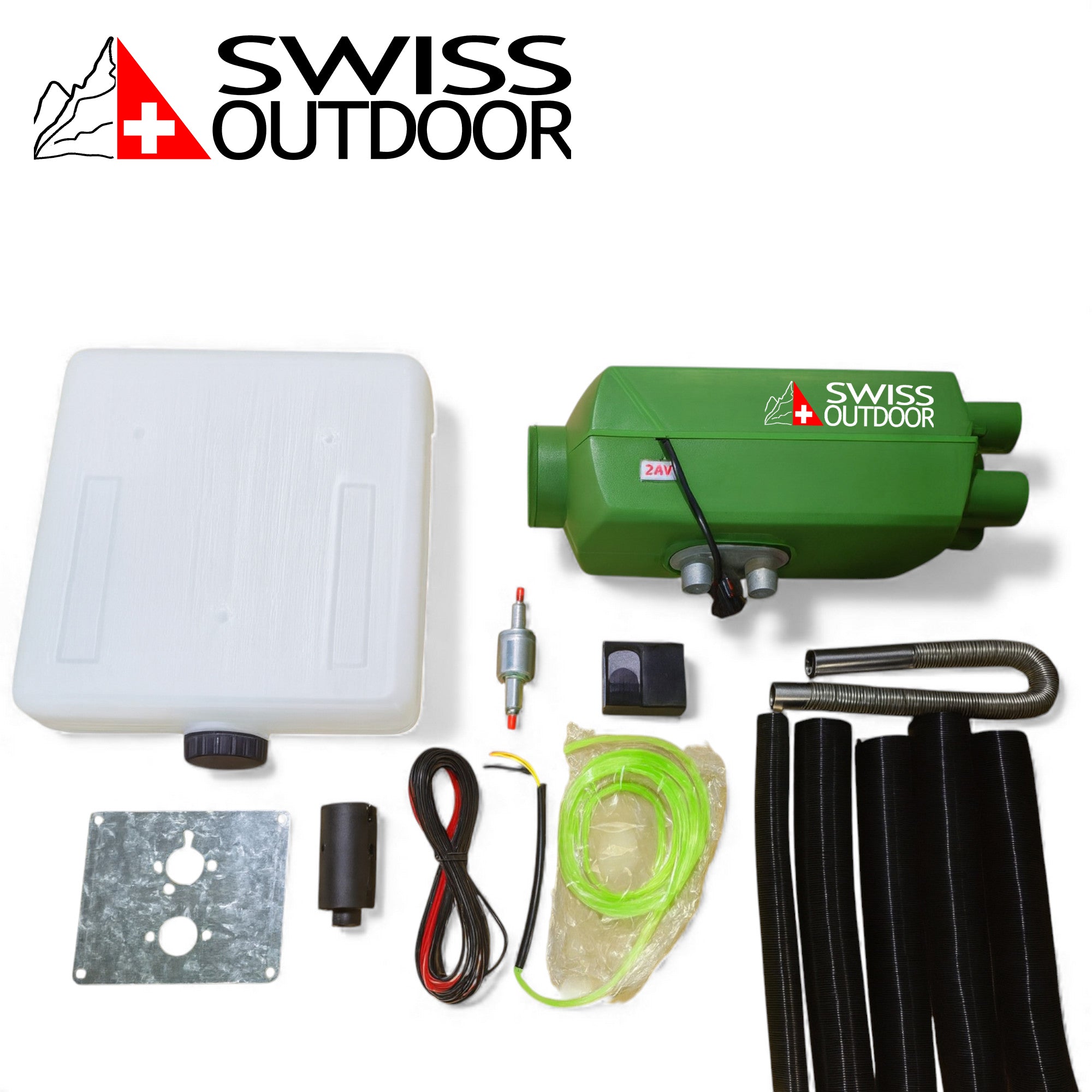 SWISS OUTDOOR S.O. QUAD Diesel Standheizung Dieselheizung 5KW mit LCD Display