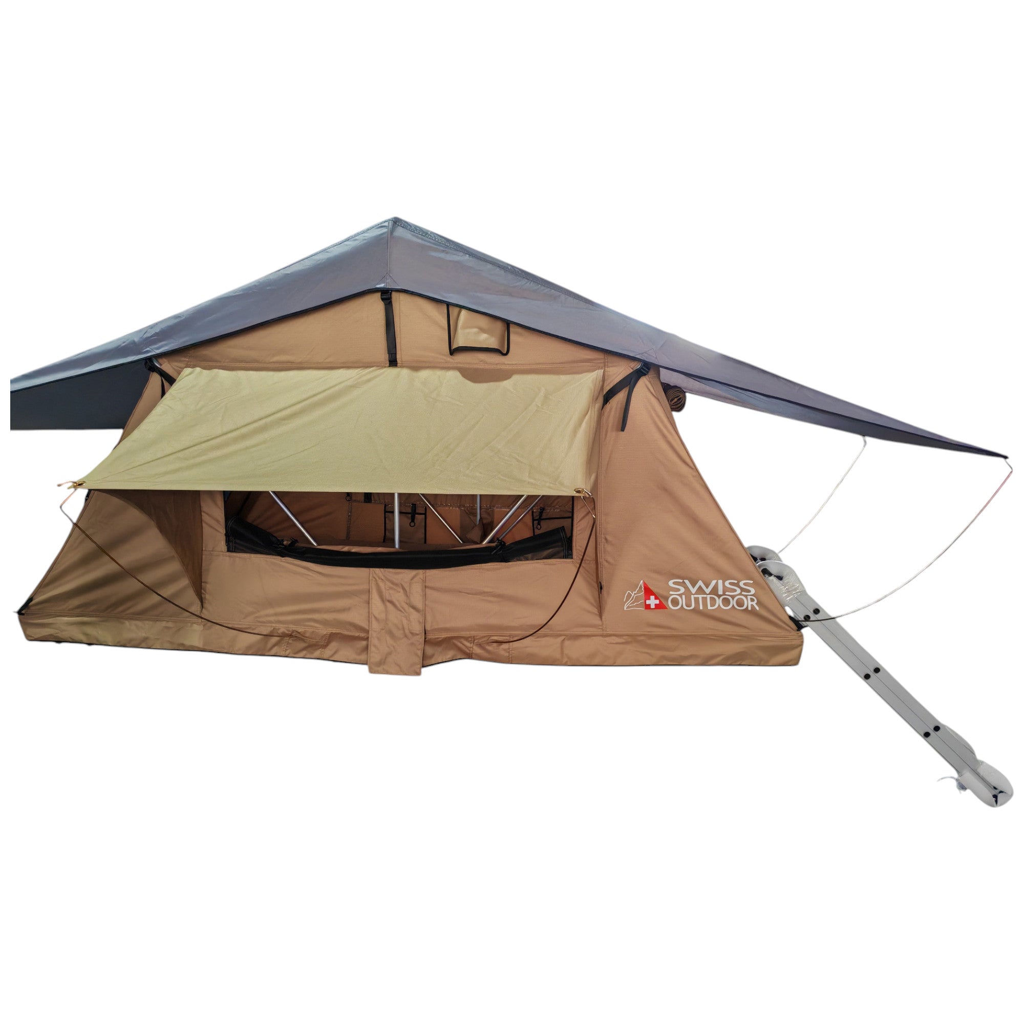 SWISS OUTDOOR S.O. Dachzelt VANLIFE ROOFI-10A mit Vorzelt