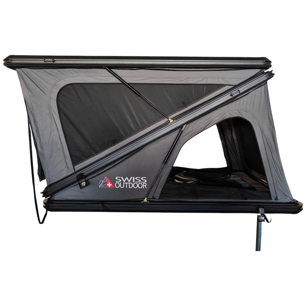 SWISS OUTDOOR S.O. Dachzelt POP-UP PREMIUM ROOFI-4B mit Aluminium Hartschale Hardcover