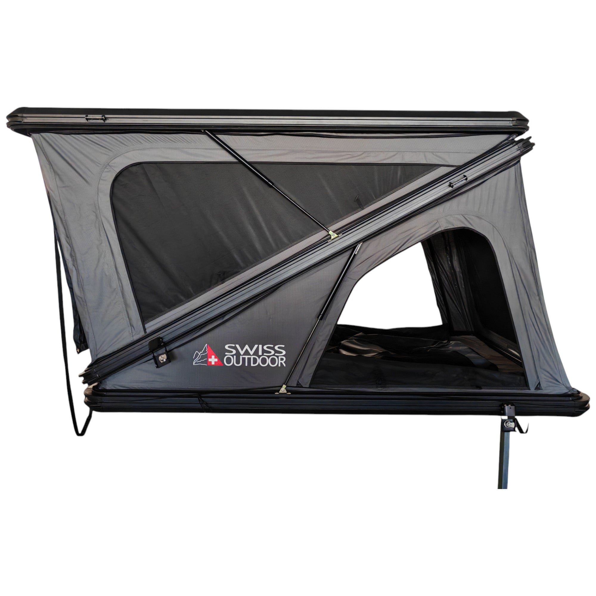 SWISS OUTDOOR S.O. Dachzelt POP-UP PREMIUM ROOFI-4B mit Aluminium Hartschale Hardcover
