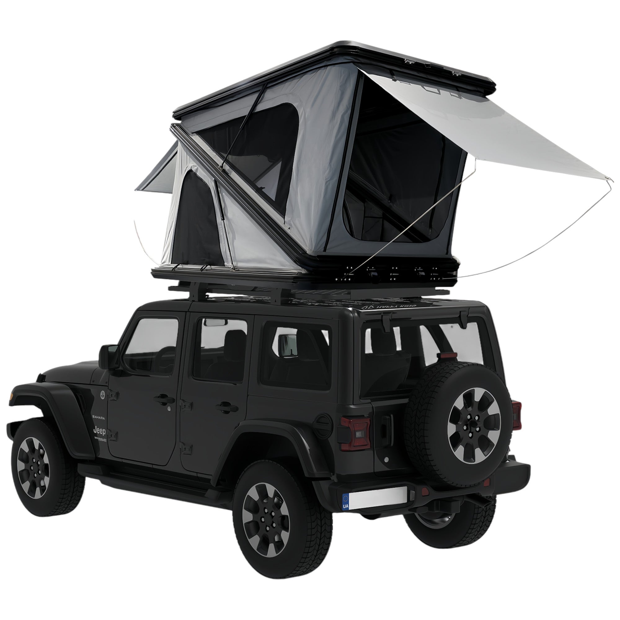 SWISS OUTDOOR S.O. Dachzelt POP-UP PREMIUM ROOFI-4B mit Aluminium Hartschale Hardcover