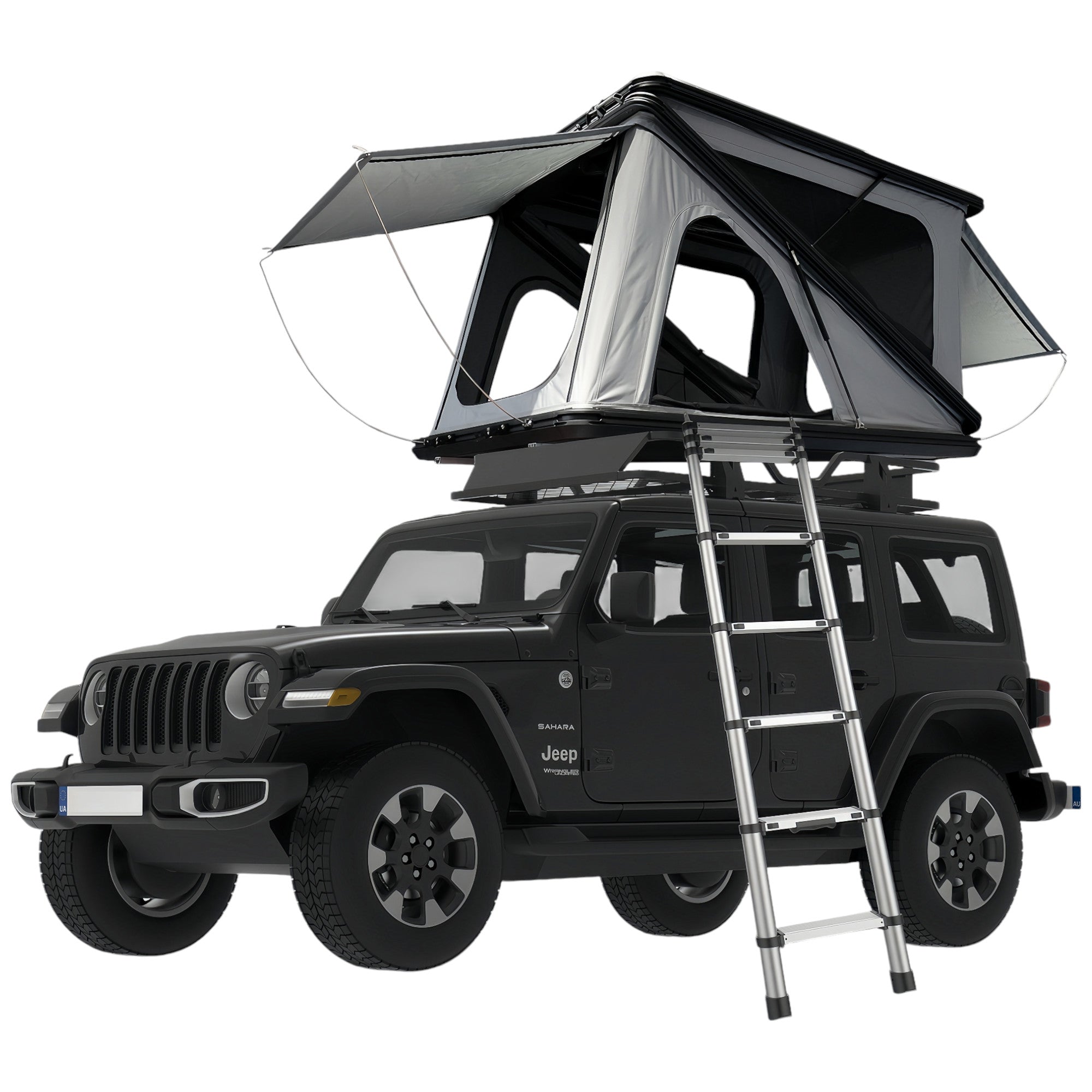 SWISS OUTDOOR S.O. Dachzelt POP-UP PREMIUM ROOFI-4B mit Aluminium Hartschale Hardcover