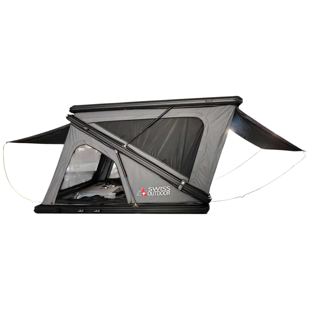 SWISS OUTDOOR S.O. Dachzelt POP-UP PREMIUM ROOFI-4B mit Aluminium Hartschale Hardcover