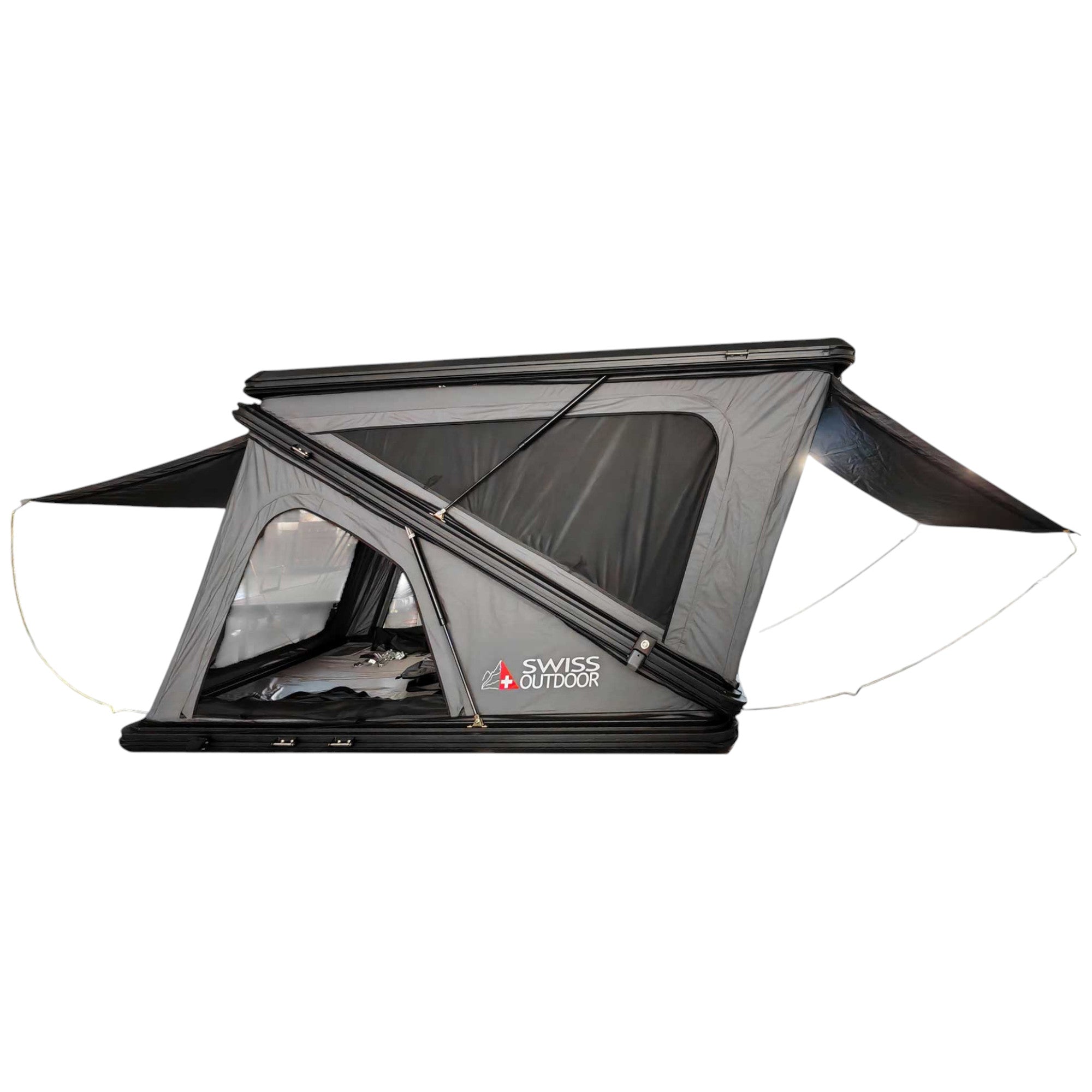 SWISS OUTDOOR S.O. Dachzelt POP-UP PREMIUM ROOFI-4B mit Aluminium Hartschale Hardcover