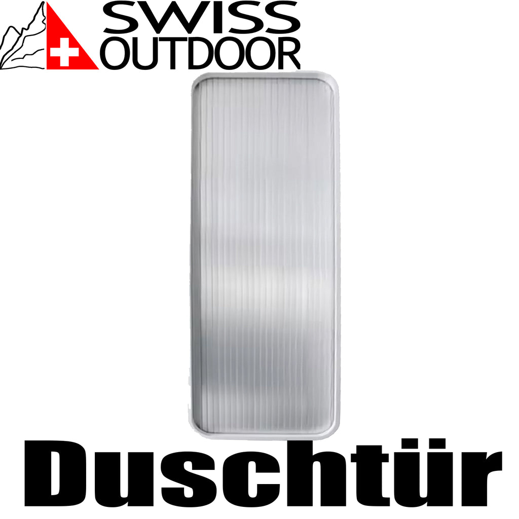 SWISS OUTDOOR S.O. DIY Duschtür-Kit Vanlife SelbstbauKit Nasszelle