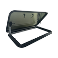 SWISS OUTDOOR S.O. Skylight RV Echtglas 700x500 White right angle