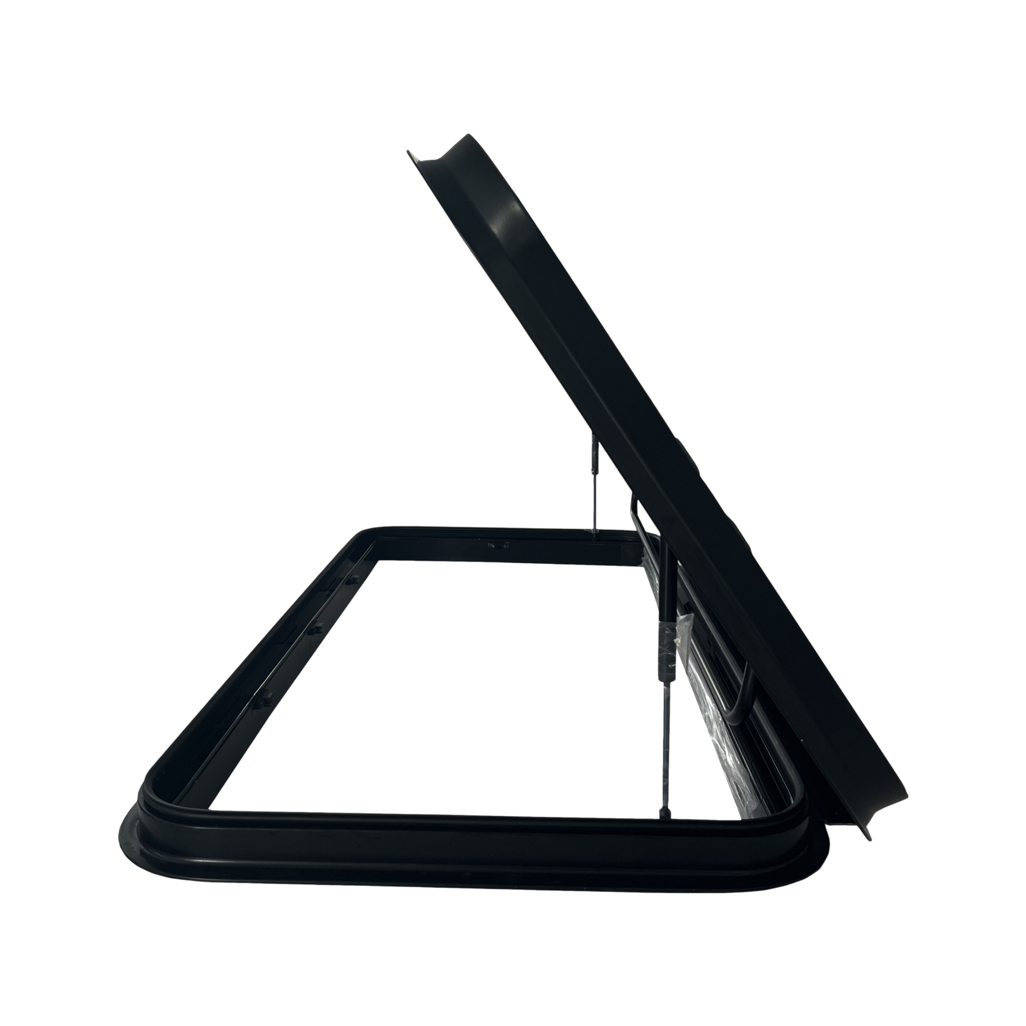 SWISS OUTDOOR S.O. Skylight RV Echtglas 700x500 Black right angle