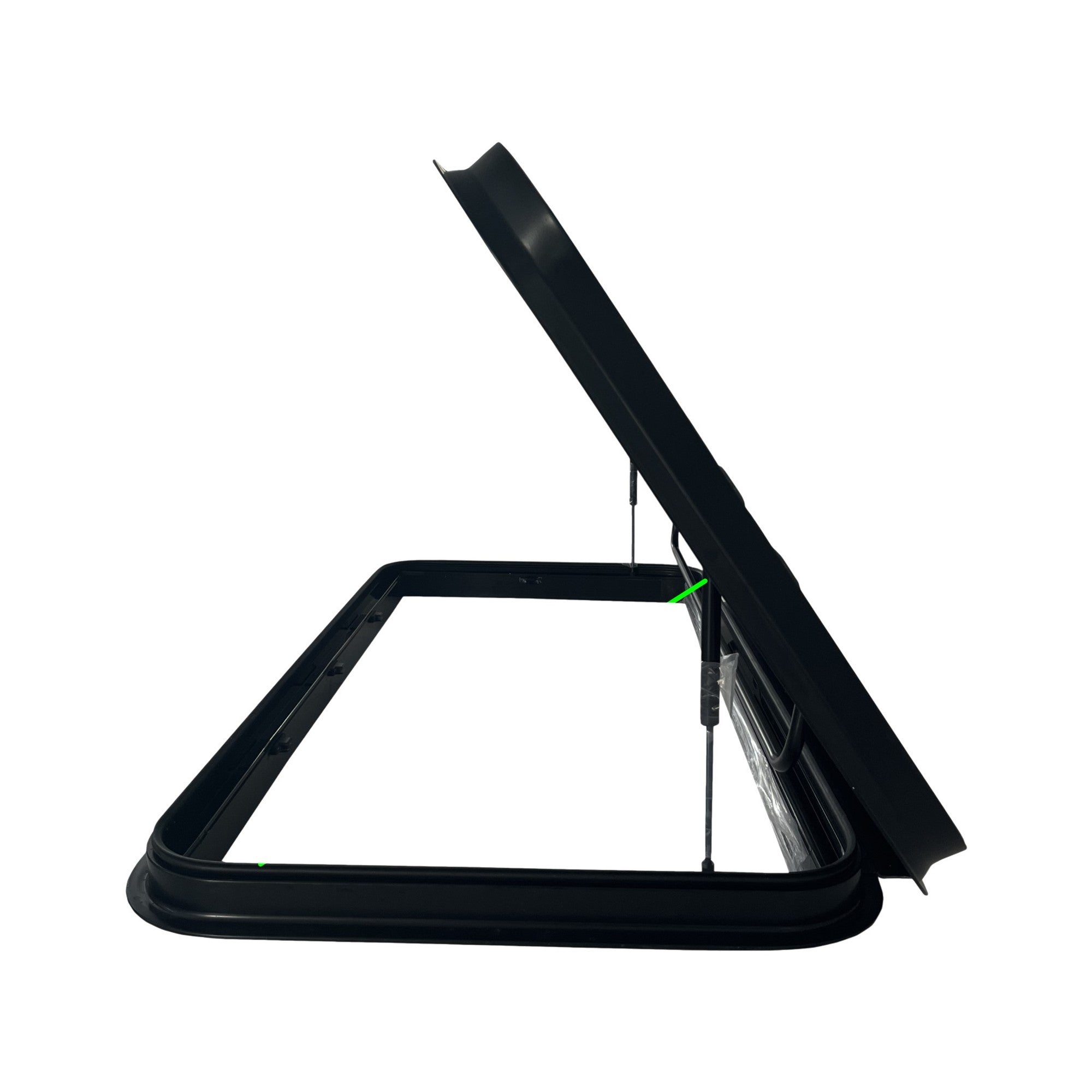 SWISS OUTDOOR S.O. Skylight RV XXL 1200x600 Real Glas Right Angle BLACK