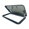 SWISS OUTDOOR S.O. Skylight RV XXL 1200x600 Real Glas Right Angle BLACK