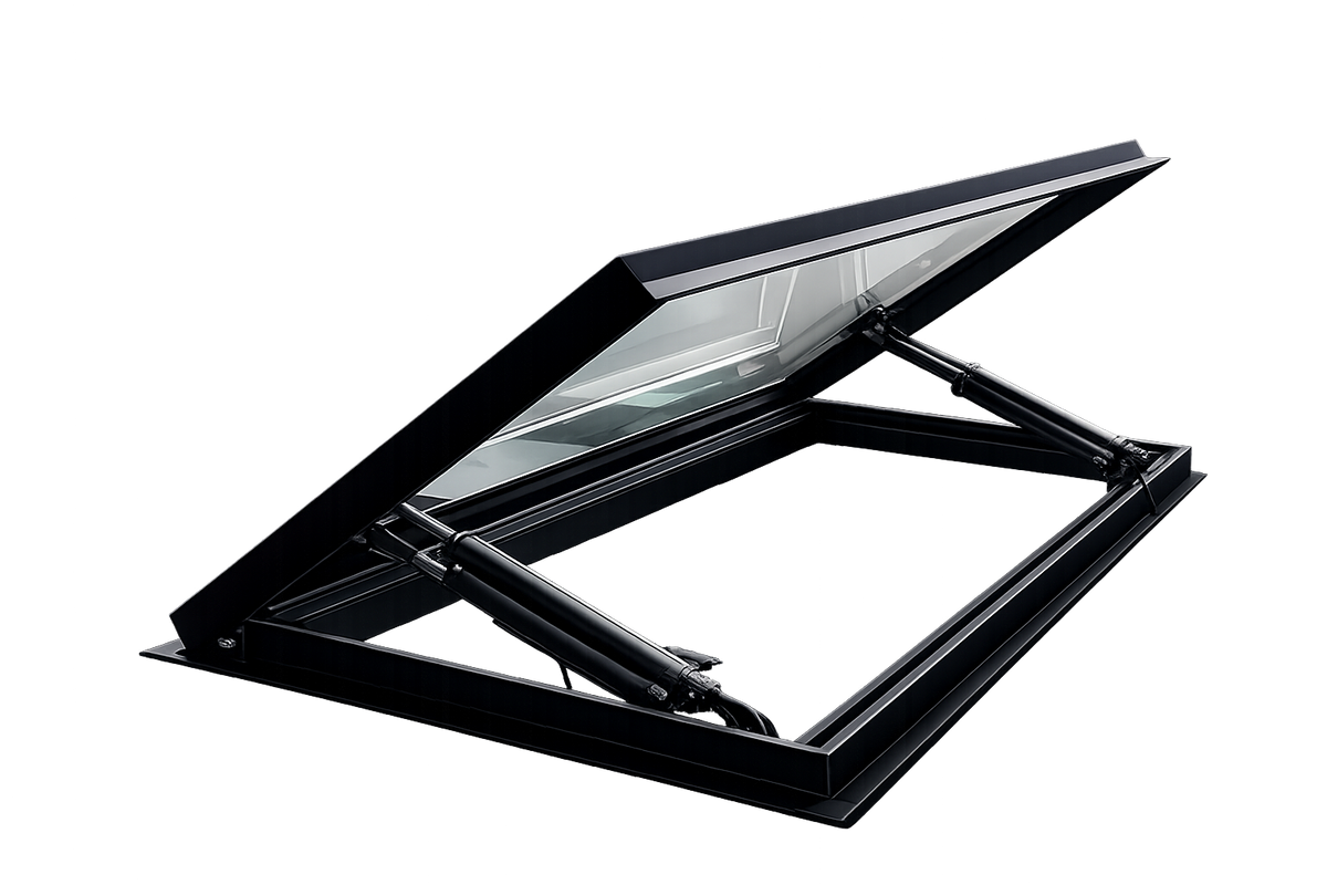 SWISS OUTDOOR S.O. Dachfenster Skylight RV Echtglas Elektrisch 700x500 White