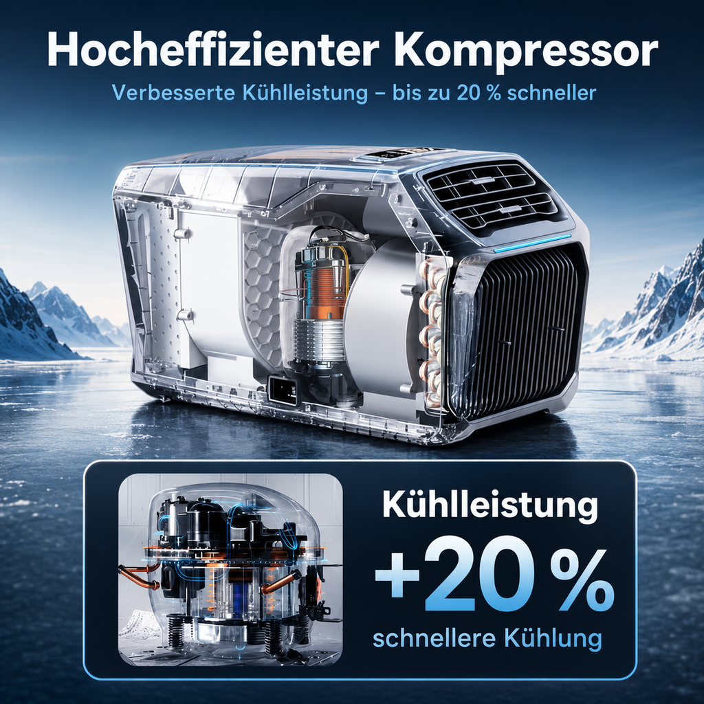 SWISS OUTDOOR S.O. Mobile Klimaanlage für Camper Camping Wohnmobil Home Office KLIMA