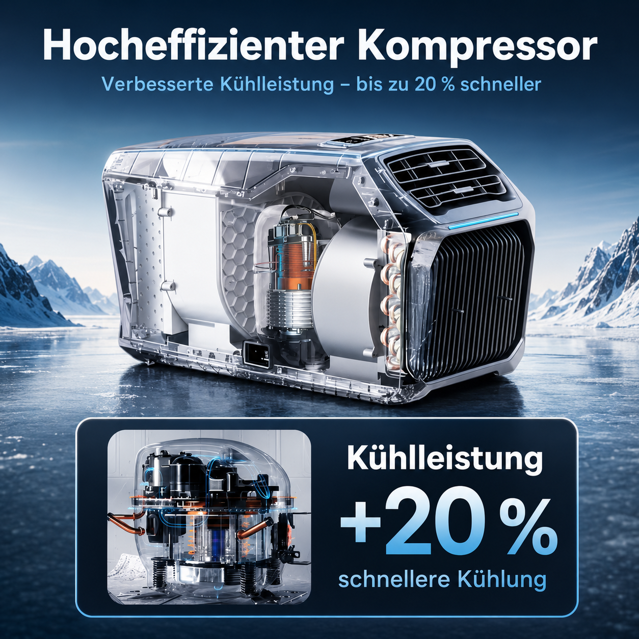 SWISS OUTDOOR S.O. Mobile Klimaanlage für Camper Camping Wohnmobil Home Office KLIMA