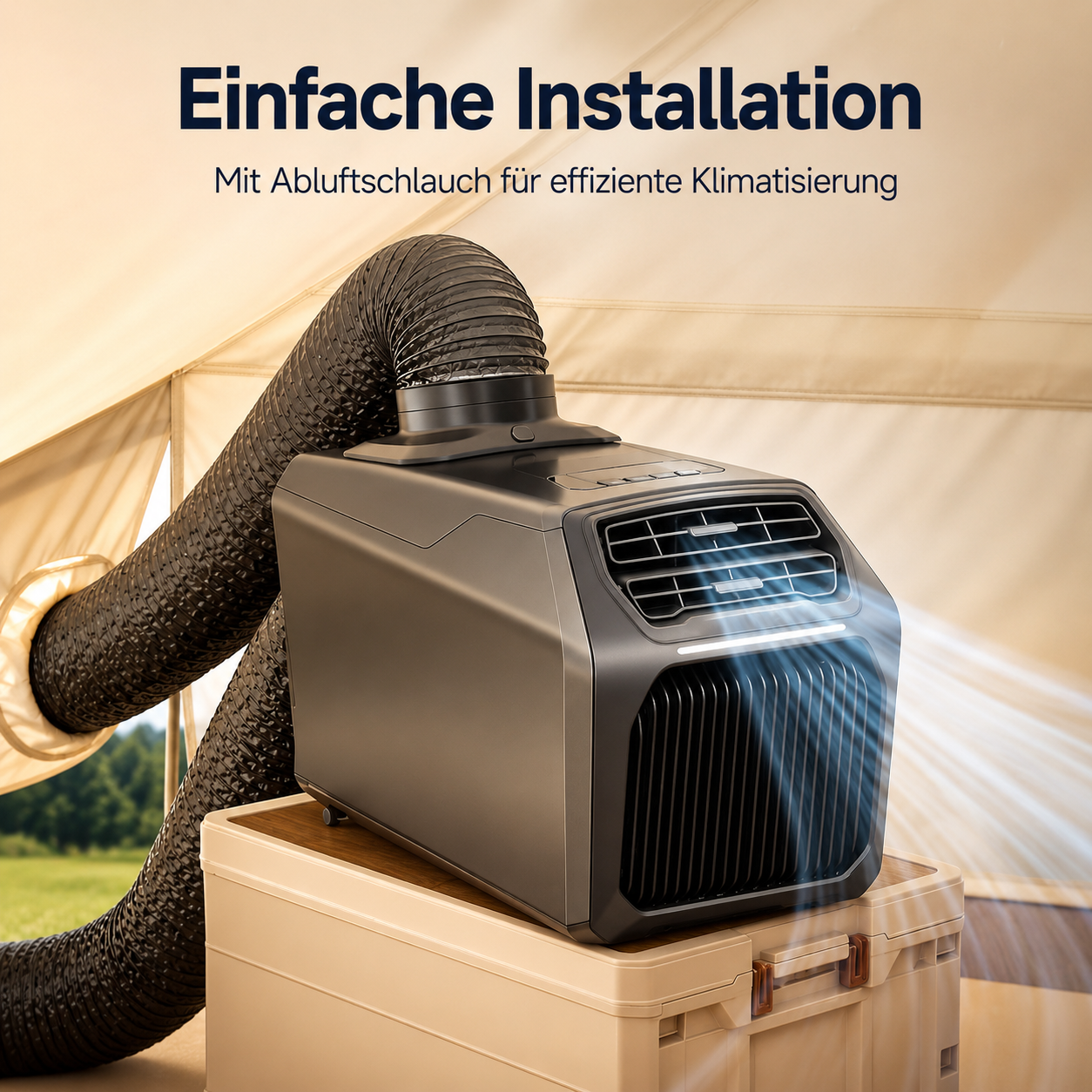SWISS OUTDOOR S.O. Mobile Klimaanlage für Camper Camping Wohnmobil Home Office KLIMA