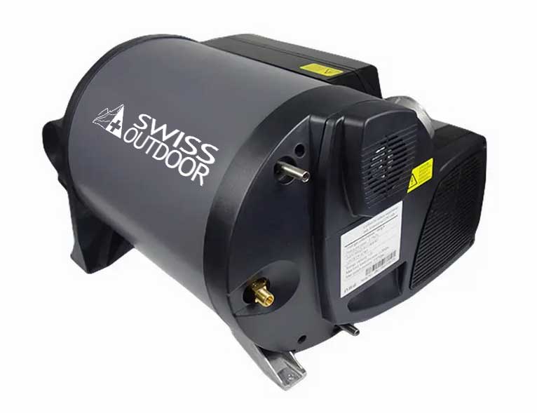 SWISS OUTDOOR S.O.  HYBRID Dieselheizung / Warmwasserversorgung mit LCD Bedienpanel 6kW