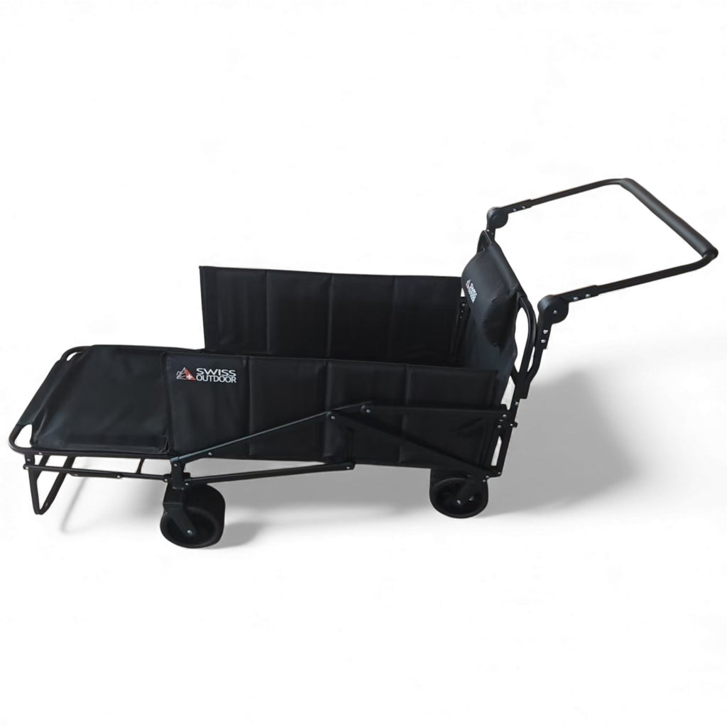 SWISS OUTDOOR S.O. Camping Bollerwagen Strandliege