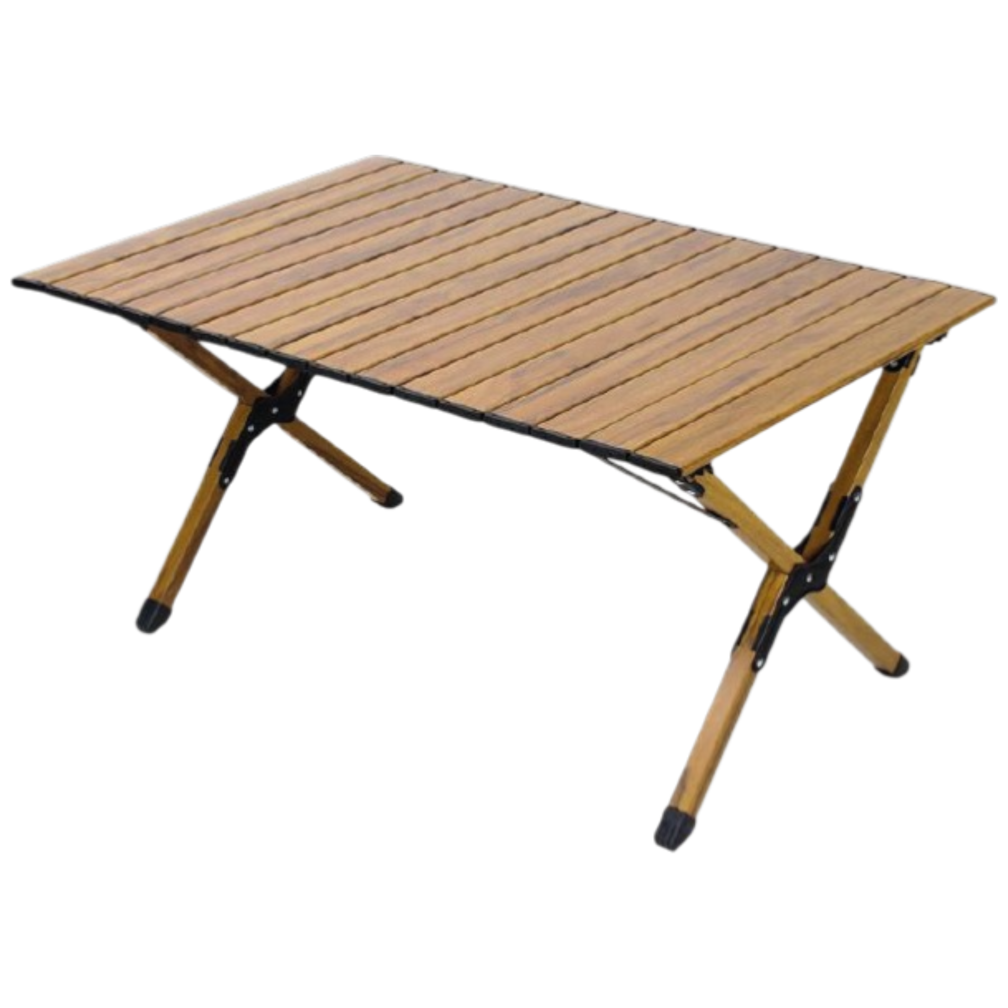 SWISS OUTDOOR Camping Tisch mit 4 Stühlen Set – 120x60 cm Klapptisch + 4 faltbare Campingstühle Outdoor Möbel