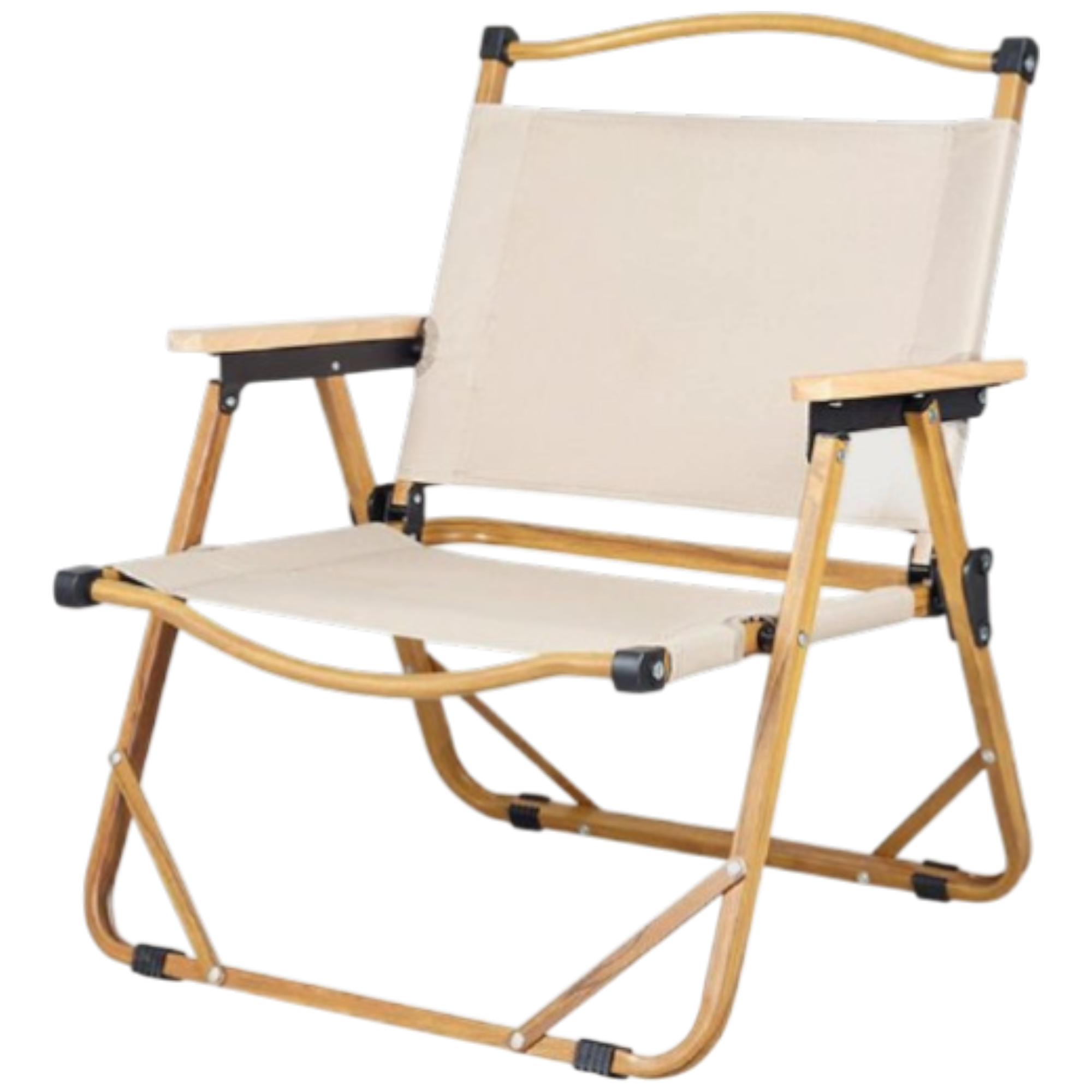 SWISS OUTDOOR Camping Tisch mit 4 Stühlen Set – 120x60 cm Klapptisch + 4 faltbare Campingstühle Outdoor Möbel