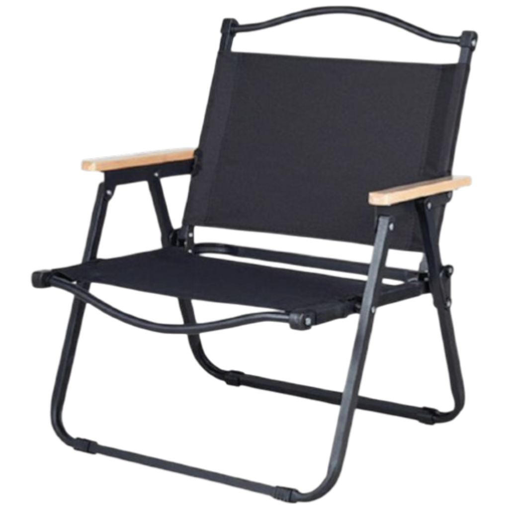 SWISS OUTDOOR Camping Tisch mit 4 Stühlen Set – 120x60 cm Klapptisch + 4 faltbare Campingstühle Outdoor Möbel