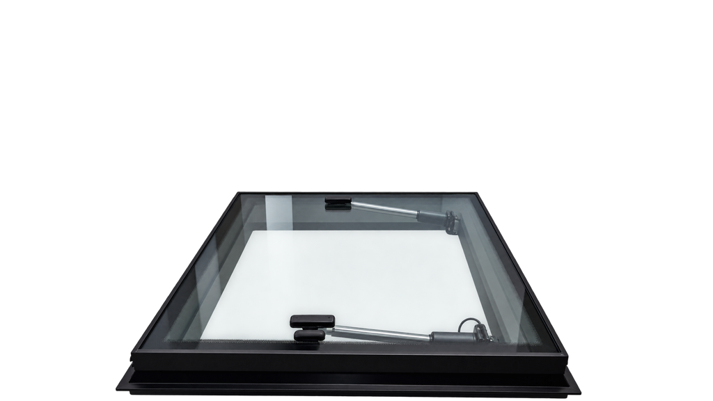 SWISS OUTDOOR S.O. Dachfenster Skylight RV Echtglas Elektrisch 700x500 White