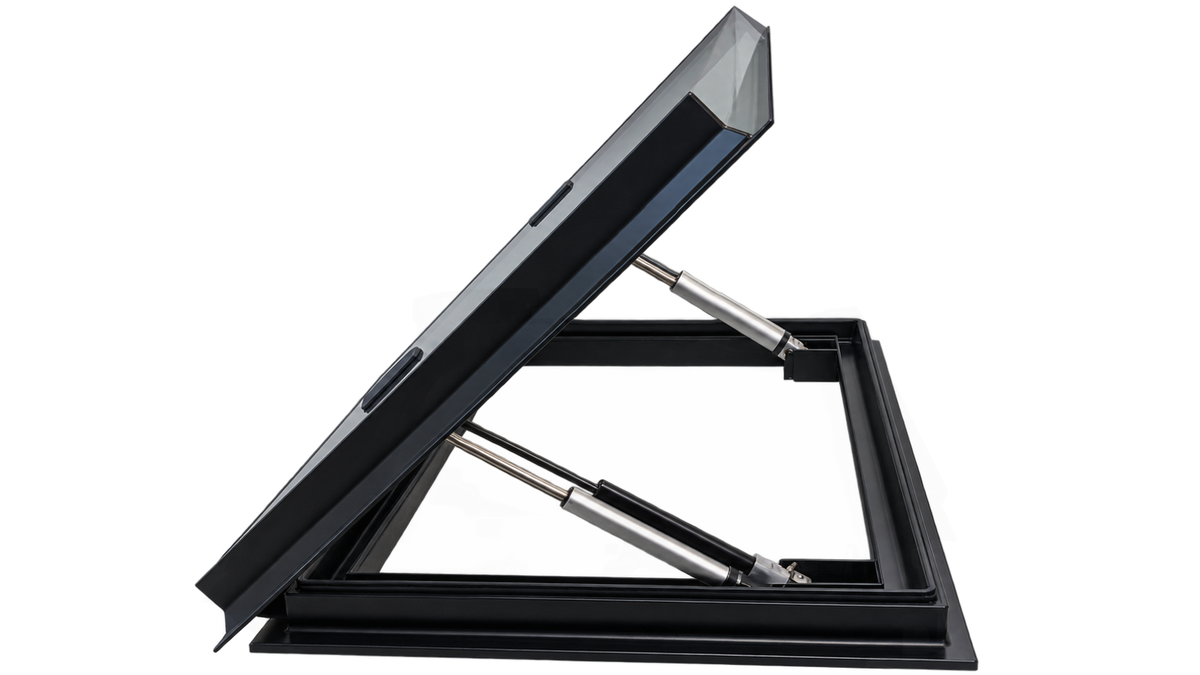 SWISS OUTDOOR S.O. Dachfenster Skylight RV Echtglas Elektrisch 700x500 White