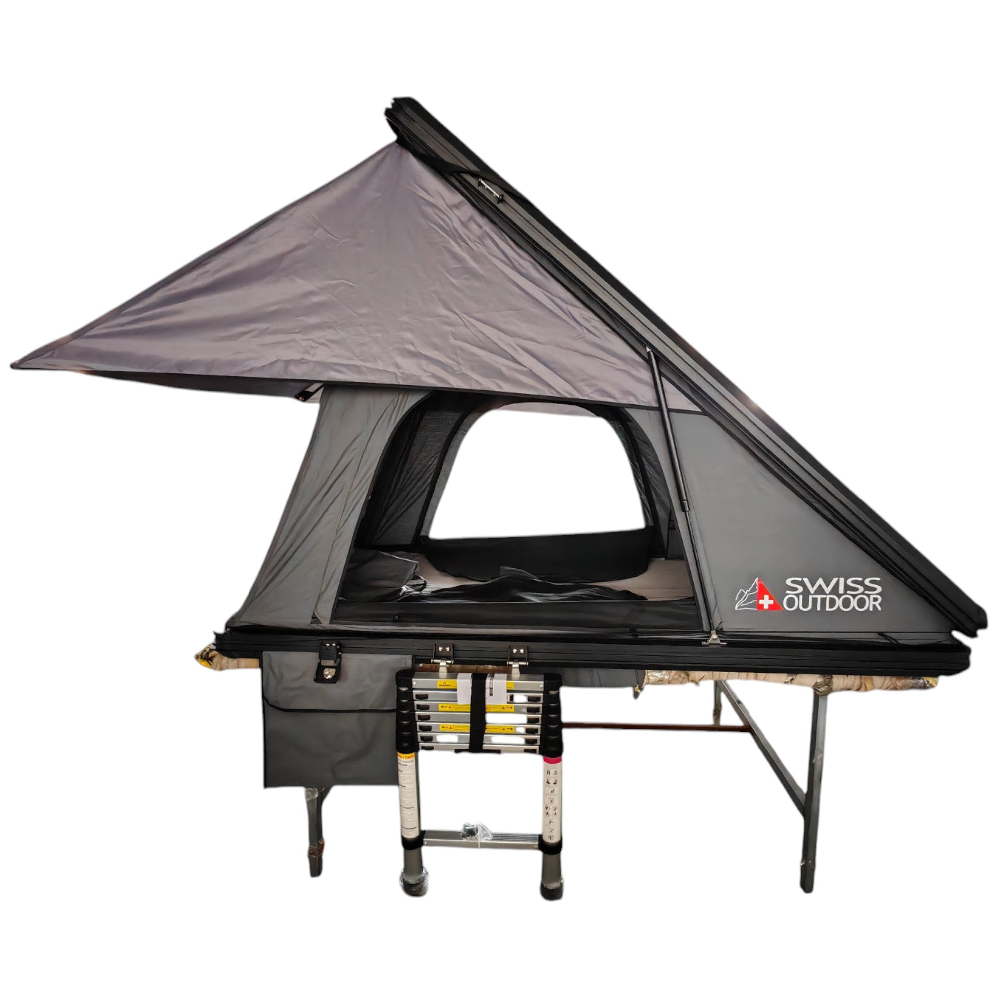 SWISS OUTDOOR S.O. Dachzelt VANLIFE ROOFI-1B mit Aluminium Hartschale Hardcover