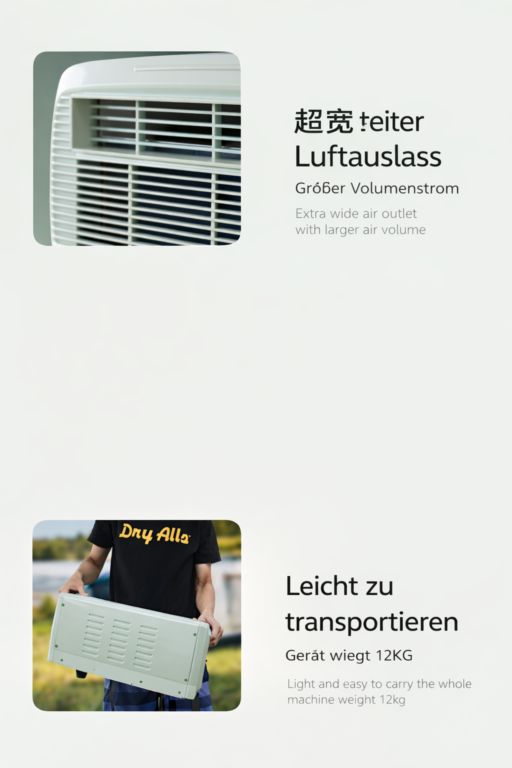 SWISS OUTDOOR S.O. Mobile Echte Mini Klimaanlage für Camper Camping Wohnmobil Home Office KLIMA