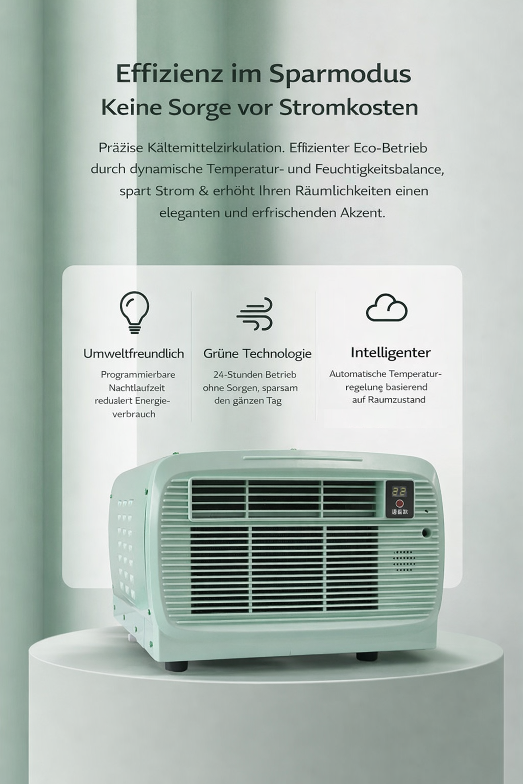 SWISS OUTDOOR S.O. Mobile Echte Mini Klimaanlage für Camper Camping Wohnmobil Home Office KLIMA