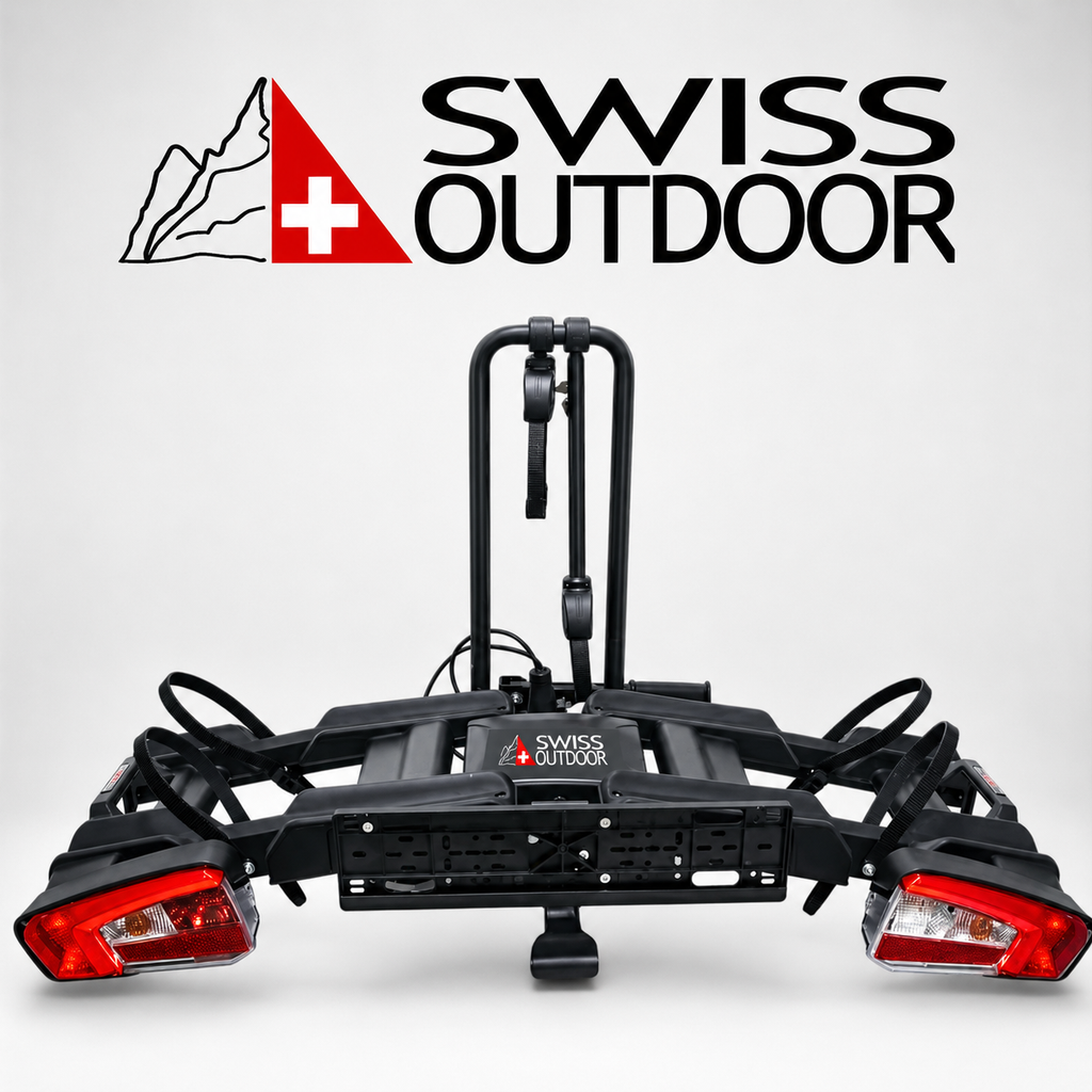 SWISS OUTDOOR S.O. Fahrradträger TW-PREMIUM-DUO II faltbar LED Leicht