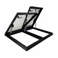 SWISS OUTDOOR S.O. Dachfenster MEGA XXL Echtglas 1200x800 Eckig Innenrahmen weiß