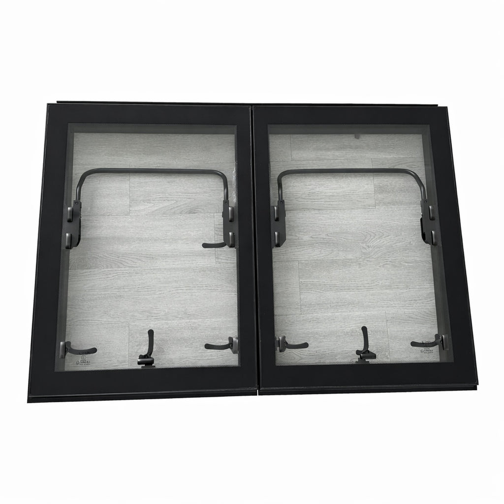 SWISS OUTDOOR S.O. Dachfenster MEGA XXL Echtglas 1200x800 Eckig Innenrahmen weiß