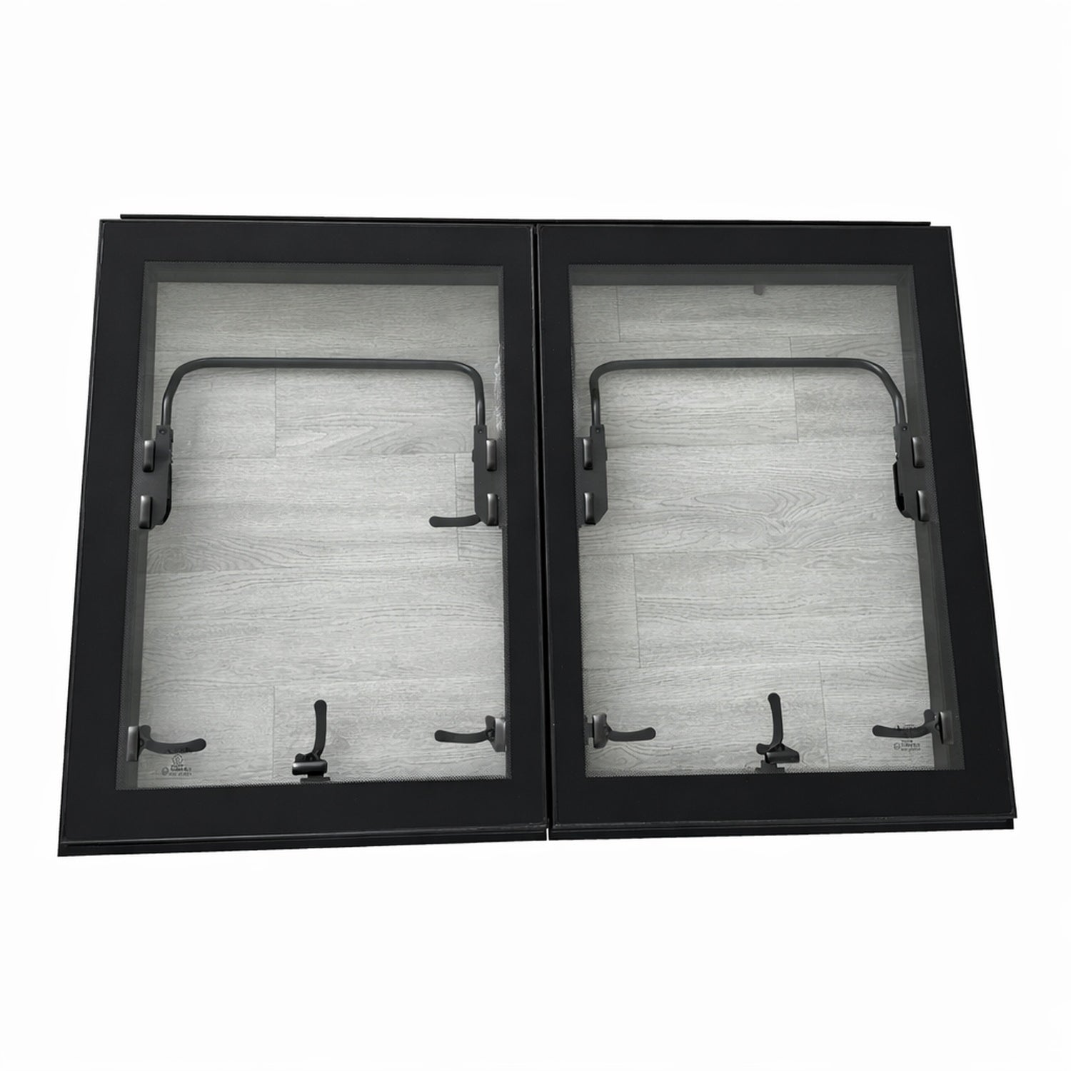 SWISS OUTDOOR S.O. Dachfenster MEGA XXL Echtglas 1200x800 Eckig Innenrahmen weiß