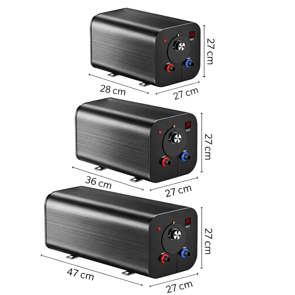 SWISS OUTDOOR S.O. 12V 230V HYBRID Camper Warmwasserboiler 10 Liter 300W / 600W Wohnwagen Boiler mit Bedienelement