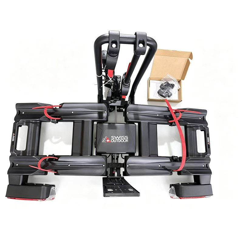 SWISS OUTDOOR S.O. Fahrradträger TW-PREMIUM-DUO II faltbar LED Leicht