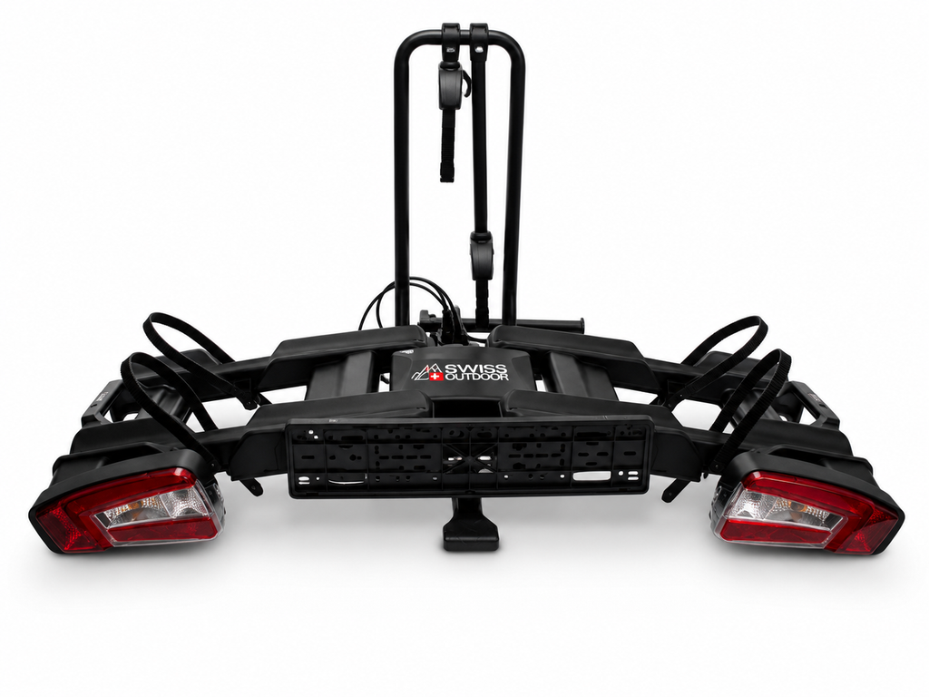 SWISS OUTDOOR S.O. Fahrradträger TW-PREMIUM-DUO II faltbar LED Leicht