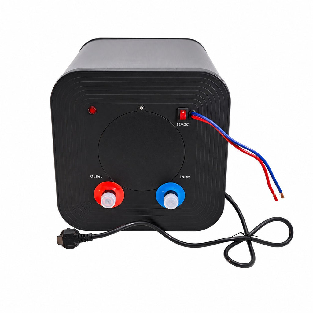 SWISS OUTDOOR S.O. 12V 230V HYBRID Camper Warmwasserboiler 6 Liter 300W Wohnwagen Boiler mit Bedienelement