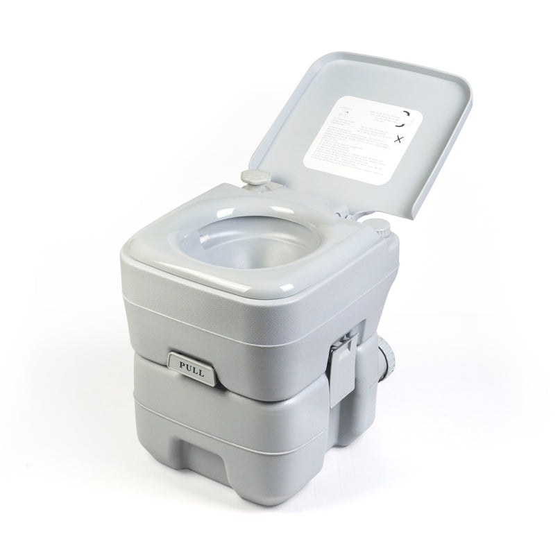 SWISS OUTDOOR S.O. Portable Campingtoilette 20L Mobil WC Camper Wohnmobil Boot Kolbenpumpe