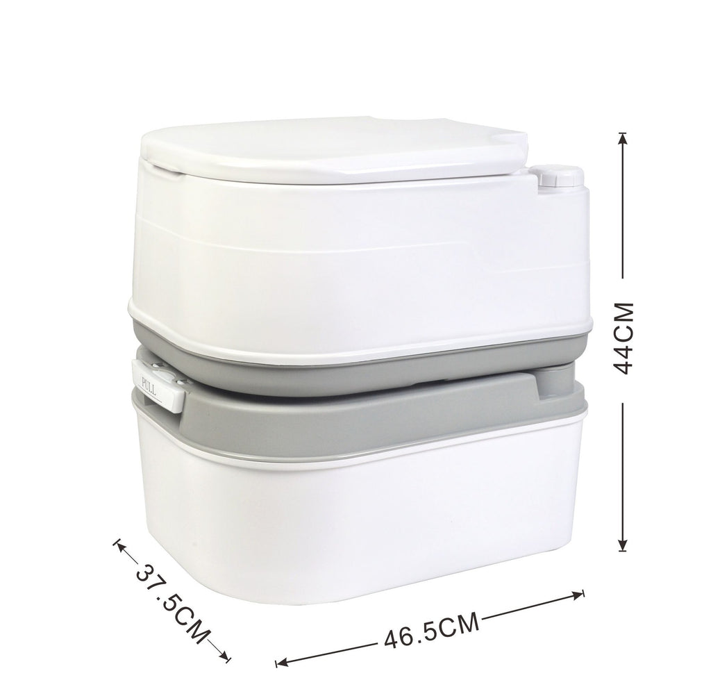 SWISS OUTDOOR S.O. Portable Premium Campingtoilette 24L Mobil WC Camper Wohnmobil Boot Kolbenpumpe