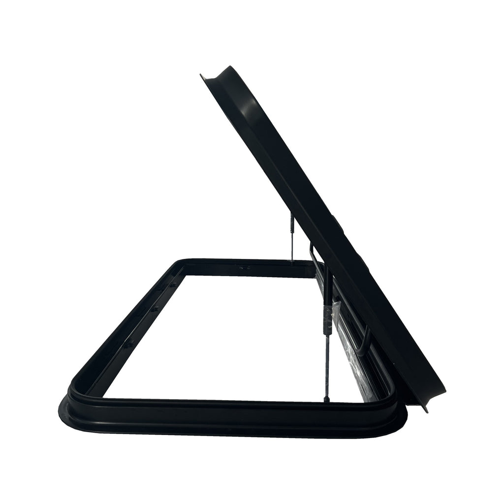 SWISS OUTDOOR S.O. Dachfenster XXL Echtglas 1200x600 Rund Innenrahmen weiß