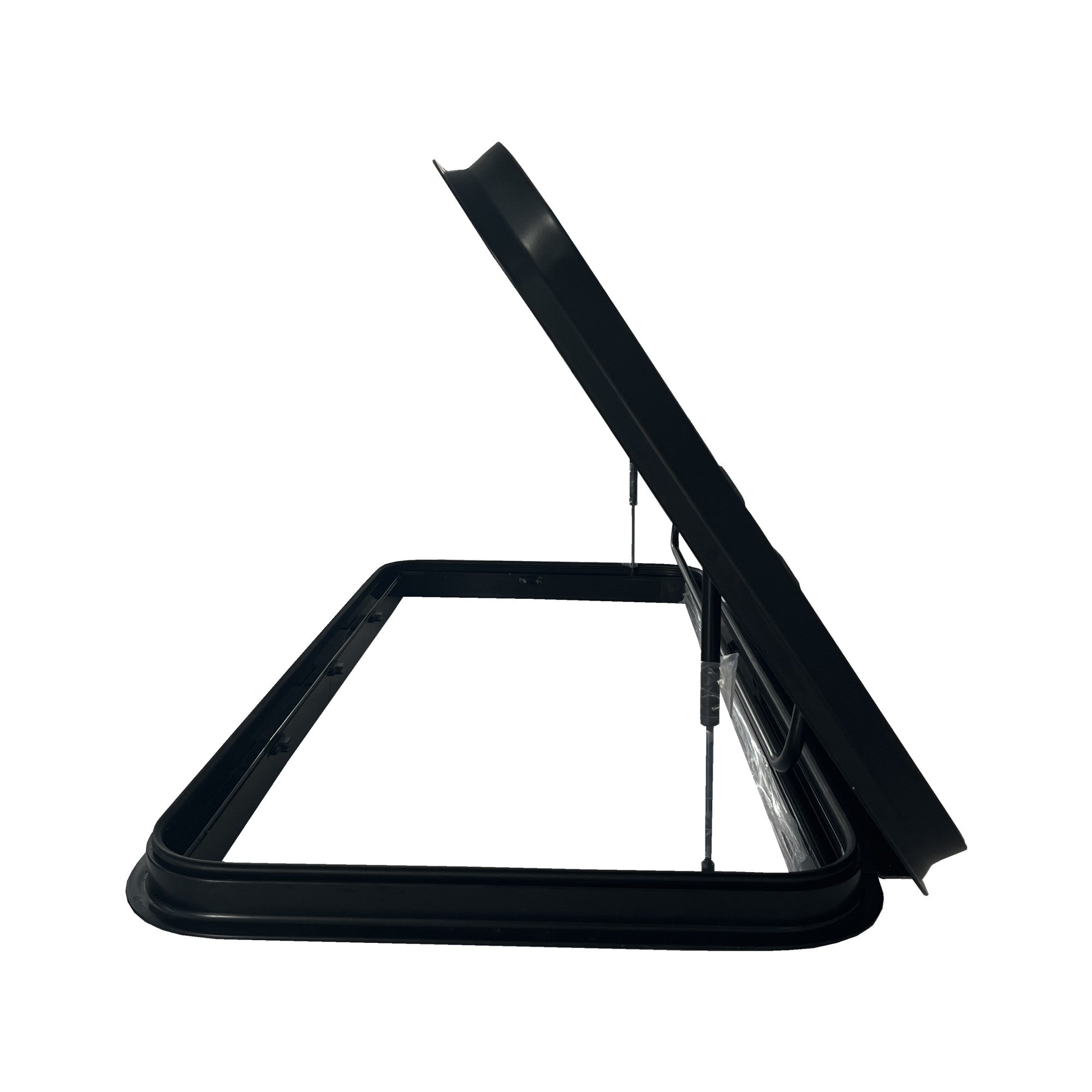 SWISS OUTDOOR S.O. Dachfenster XXL Echtglas 1200x600 Rund Innenrahmen weiß