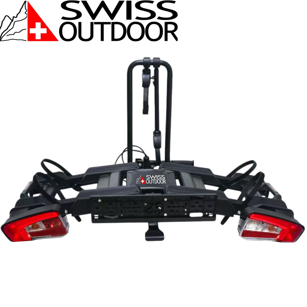 SWISS OUTDOOR S.O. Fahrradträger TW-PREMIUM-DUO II faltbar LED Leicht